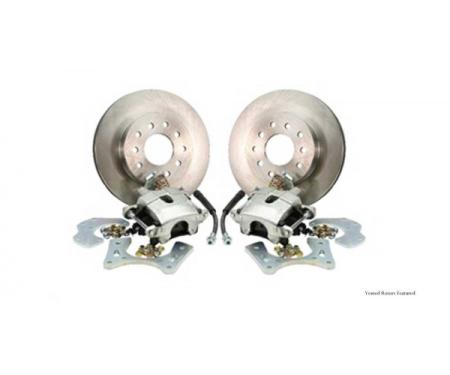 Rear Disc Brake Conv, NonStaggered W/CClip, DS Rotors, 70-77