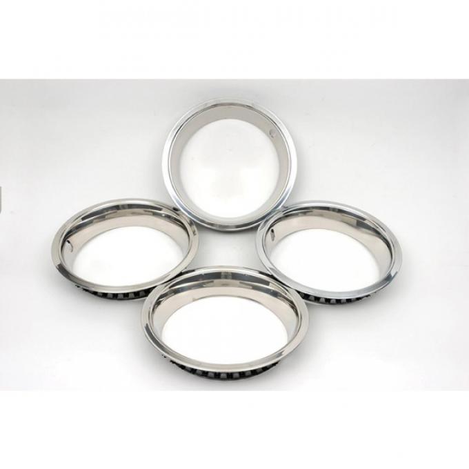 Firebird Wheel Trim Ring Set, 14 x 7, With Inside Style Clips, 1967-1981