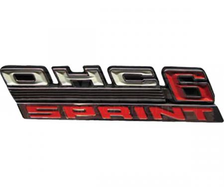 Firebird Sprint Rocker Panel Emblem, Left, 1967