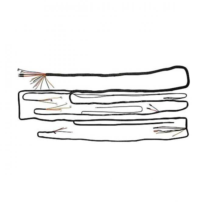 Body Wiring Harness - 32 Terminals - With Power Window & Turn Signal Wires - Mercury Convertible