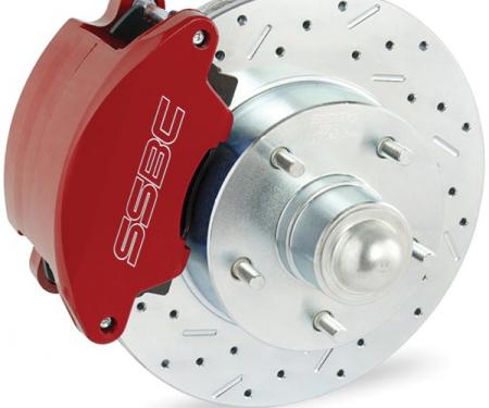 Nova Disc Brake Conversion, Front, 11 Inch, Non-Power, DualPiston, At Wheels Only 1962-1967