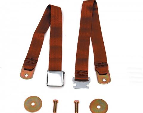 Chevy Or GMC Truck Seat Belt, Aircraft Latch Style, Copper,1947-1972