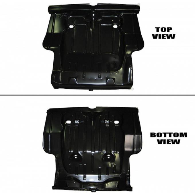 Nova Trunk Floor, Complete, W/ Braces, 1968-1970