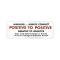 Full Size Chevy Battery Warning Decal, 1964-1966