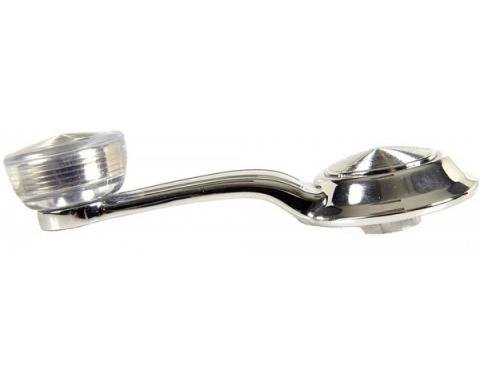 Camaro Window Crank Handle, With Clear Knob, Show Quality, 1968-1969