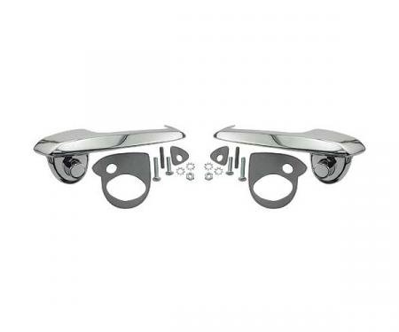 Ford Pickup Truck Outside Door Handle Set - Average Quality- Right & Left