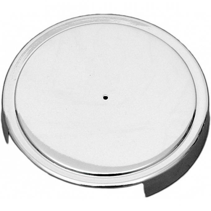 Corvette Windshield Washer Reservoir Cap Cover, Chrome, 1975-2013