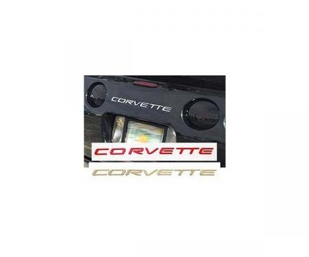 Corvette Rear Bumper Lettering Kit, 1997-2004 | Black