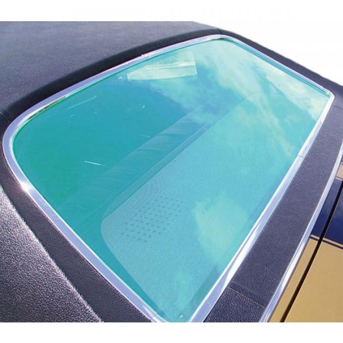 Chevelle Back Glass, 2-Door Coupe & 4-Door Sports Sedan, Curved, 1968-1972