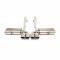 Corvette B&B Triflo Exhaust System, Route 66 4.5" Oval Tips, 1997-2004