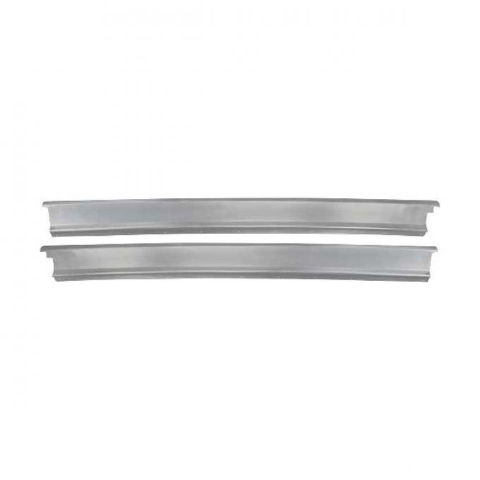 Model A Ford Door Sill Plates - Deluxe Phaeton - Zinc As Original