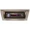 Chevy II-Nova Stereo Radio, KHE-100, AM/FM, Manual Tuning, Black Face, Chrome Bezel, 1966-1967