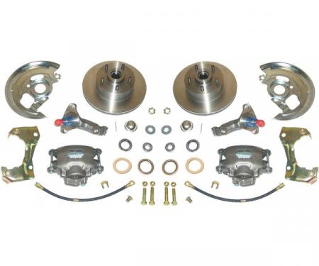 Camaro Brake Conversion Kit, Front, Disc, Upgraded Chrome, 1967-1969