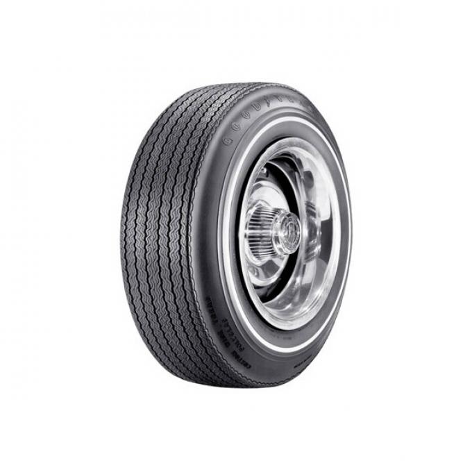Tire - G70 x 14 - .350 Whitewall - Goodyear Custom Wide Tread