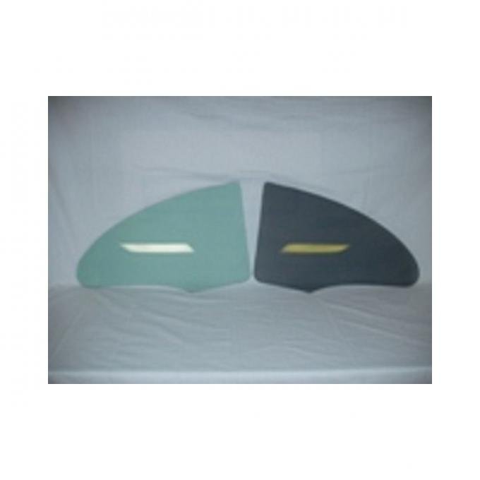 Quarter Window Glass, Left Or Right Side, 2 Door Hardtop, Fairlane, Full Size Mercury, 1959