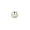 Camaro Shifter Knob, 4-Speed Transmission, White, For Cars With Hurst Shifters, 1967-1981