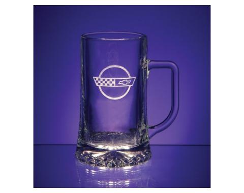Corvette Crystal Mug Set Of Four, Maxim 17 Ounce, 1953-2013Corvette Designs