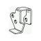 Ford Thunderbird Gearshift Lever Pawl, Ford-O-Matic, 1955-57