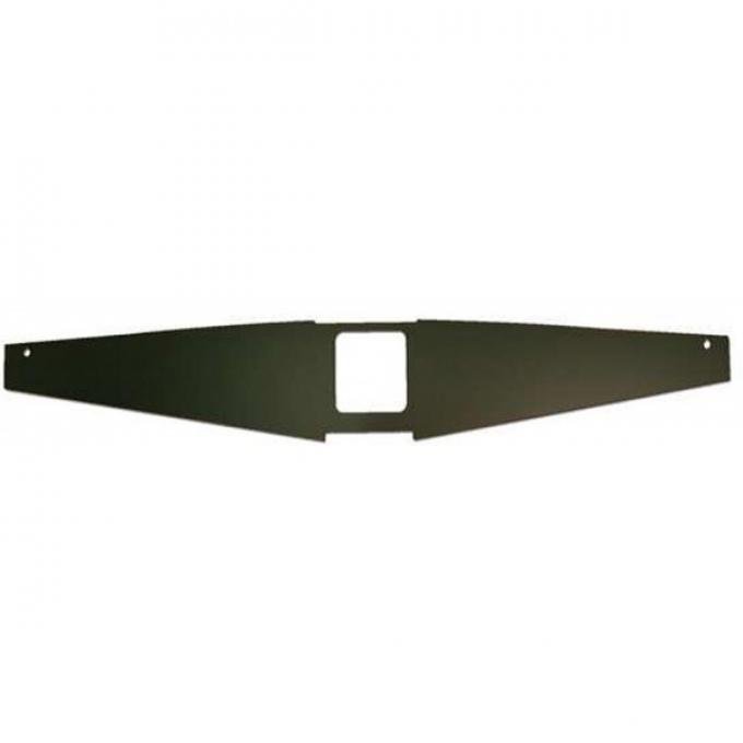 Camaro Core Support Filler Panel, Black Anodized, 1967-1969