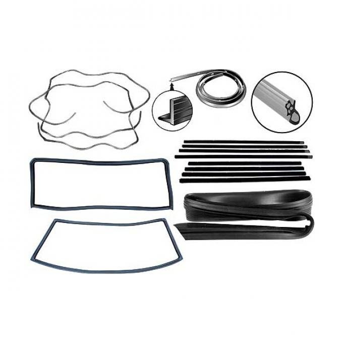 Weatherstrip Kit - Includes 7 Seals - Falcon 4-Door Sedan