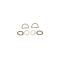 Chevy Parking Light, Taillight & Back-Up Light Lens Gasket Set, 1957