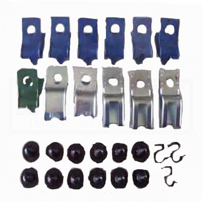 Camaro Brake Line Clips, Set, 1982-1992