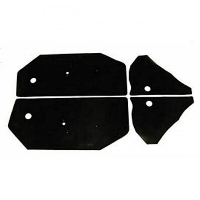 Firebird Door & Rear Side Panel Watershield Set, Coupe, 1968-1969