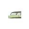 Chevy Rear Curved Quarter Glass, Right, Clear, 2-Door Wagon, 1955-1957