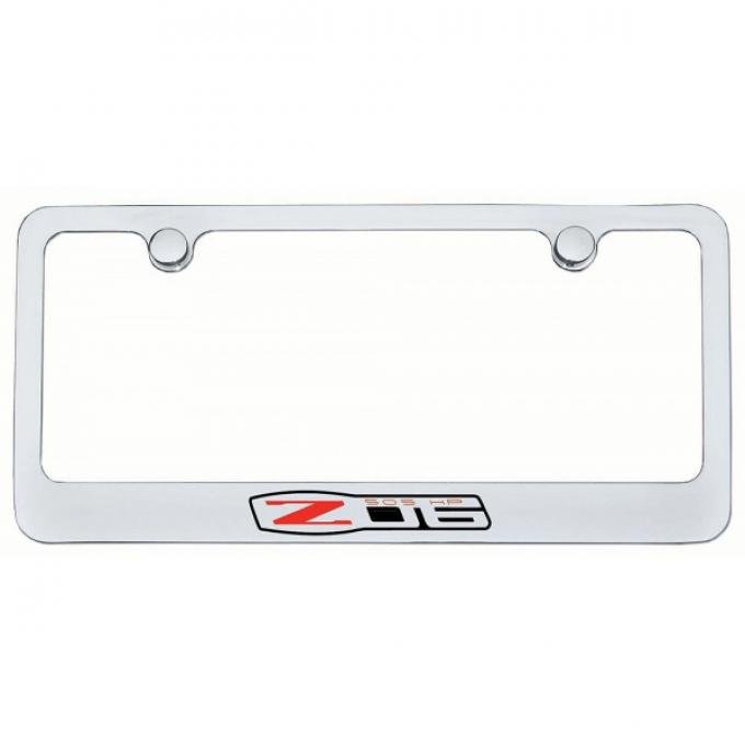 Corvette Elite License Frame, 05-13 Z06 505HP