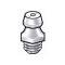 Grease Fitting - Stainless Steel - 1/4-28 - Straight - Modern