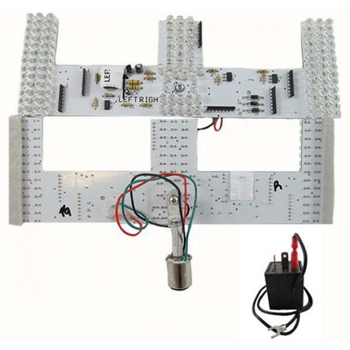 Mustang Deluxe Non-Sequential LED Tail Light Lamp Kit, 1970