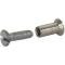 Model A Ford Windshield Tube Nut & Screw Set - Chrome Plated - 12 Pieces - Briggs Straight Windshield Fordor & Cabriolet