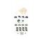 Full Size Chevy Complete Side Molding Clip Set, Impala SS, 1964