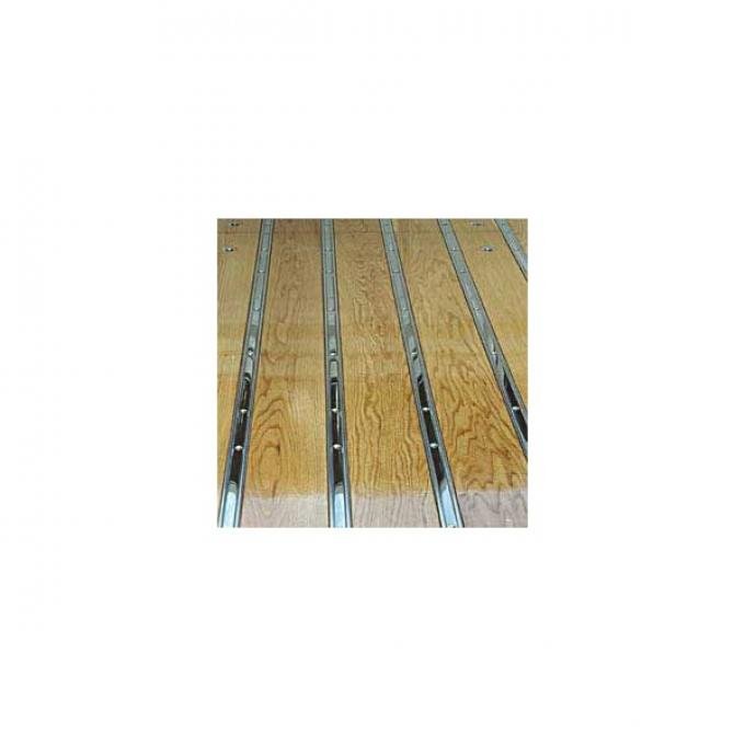 Chevy Truck Bed Flooring, Long Bed Step Side, 97", Oak Wood, 1957-1959
