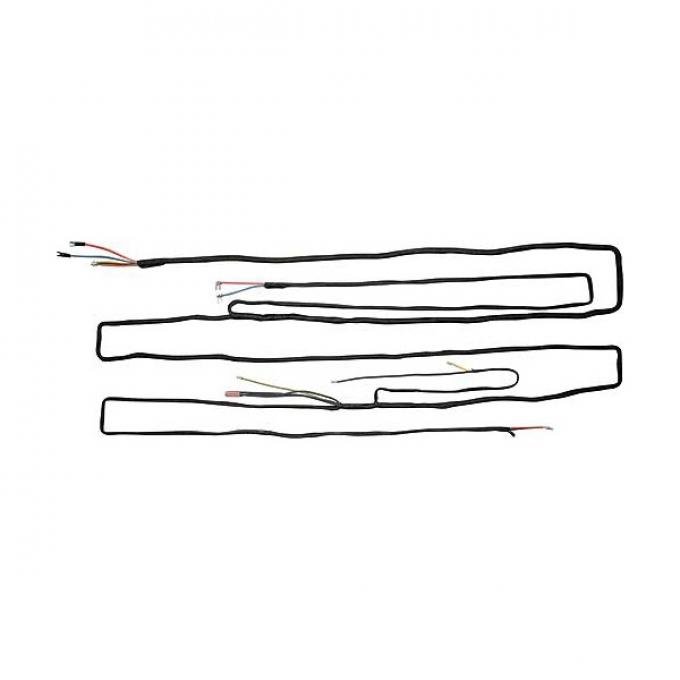 Body Wiring Harness - 15 Terminals - Without Power Windows - Ford Convertible