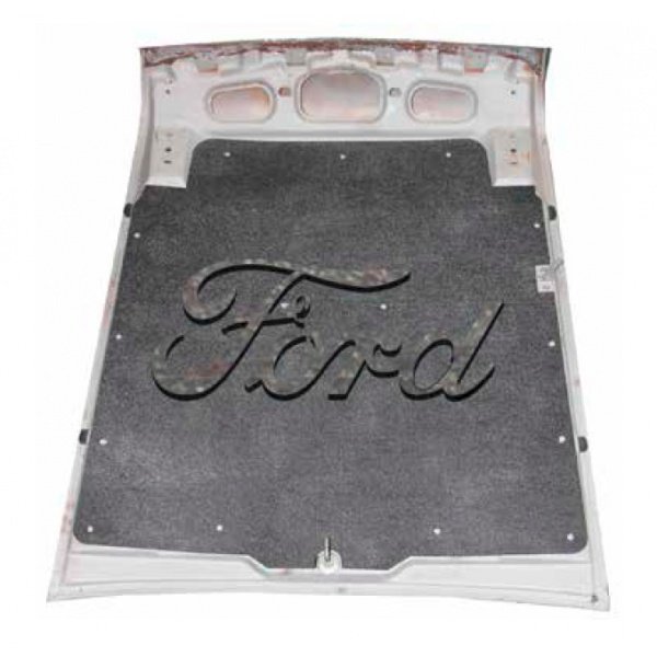 Ford Passenger Car Hood Cover and Insulation Kit, AcoustiHOOD, 1963