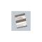 Chevy Lower Windshield Center Connector, Stainless Steel, 1955-1957
