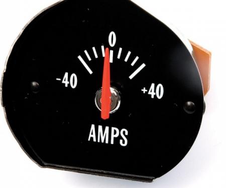 Chevelle Amp Gauge, With White Numbers, Super Sport (SS), 1971-1972