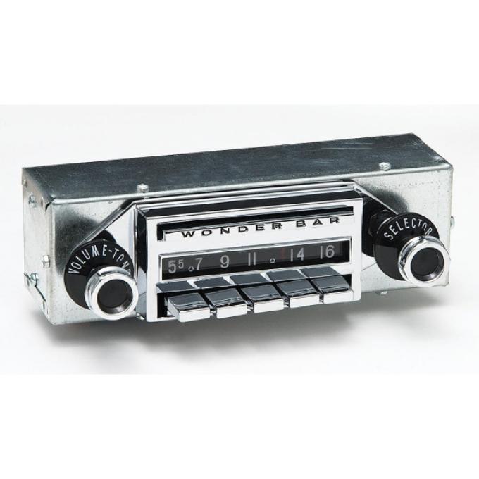 Full Size Chevy Radio, Wonderbar, AM & FM Stereo w/Bluetooth, 1958