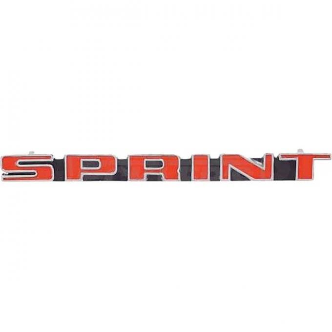 Firebird Sprint Rocker Panel Emblem, 1968-1969