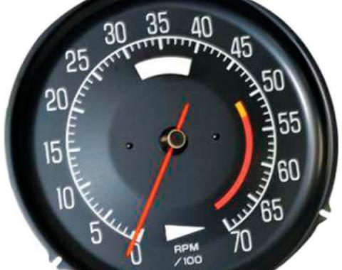 1968 Chevrolet Tic Toc Tachometer 6000 Rpm Redline