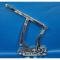 El Camino Billet Aluminum Hood Hinges, Clear Powder Coated Finish, 1968