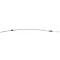 Firebird Parking Brake Cable, Stainless Steel, Rear, 1967-1969