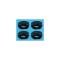 Chevy Seat Back Stops, Front Lower, 2-Door, 1955-1956