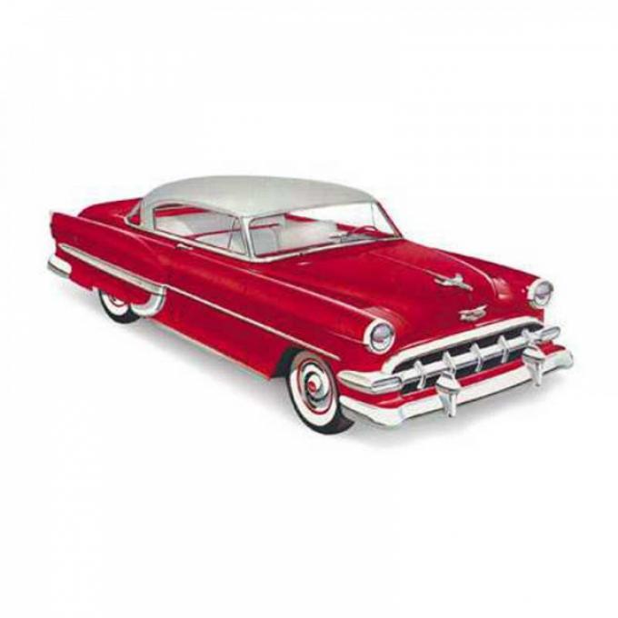 Chevy Rear Glass, Two Door Hardtop Sports Coupe, 1953-1954