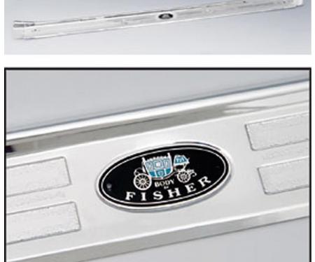 Firebird Door Sill Plate, With Fisher Emblem, 1967-1969