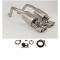 Corvette Exhaust System, B&B, Fusion, without NPP, With Quad Oval Tips, 2009-2013