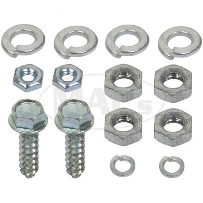 Starter Relay Solenoid Hardware Kit - Cadmium Finish - Ford& Mercury