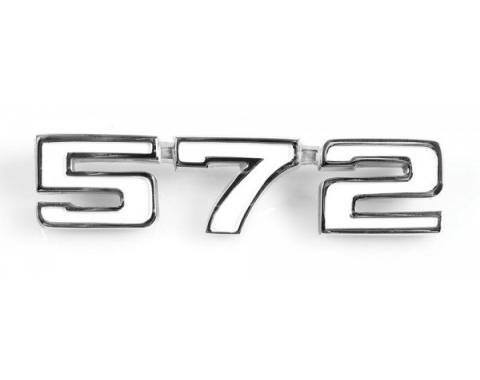 Camaro Fender Emblem, 572, 1969
