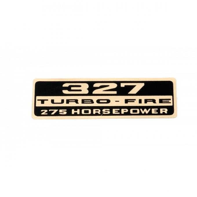 Chevelle, 327 Turbo-F Valve Cover Decal 275 hp, 1967-1968